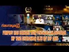Anugerah KIP 2021, Pemprov Riau Raih Kategori Informatif